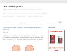 Tablet Screenshot of kankerpayudaraobat.com